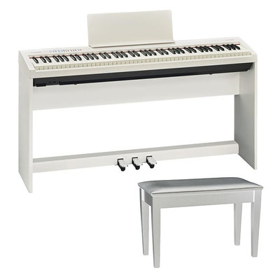 【三木樂器】全新原廠全配公司貨 現貨 Roland FP-30 FP30 電鋼琴 數位鋼琴 鋼琴 電子鋼琴 樂蘭 白色
