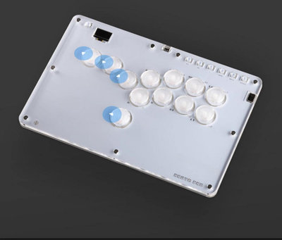 Haute Pad T12 PRO hitbox A4 水晶軸街機格鬥鍵盤 12鍵 (PS4/PC/NS/安卓)