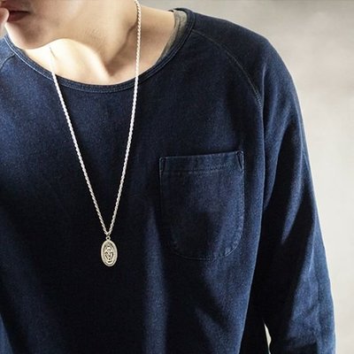{LYJ}  天主教聖母項鍊 Solo Immaculate Conception Necklace  亮銀色