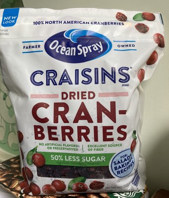 Ocean Spray Craisins 優鮮沛 蔓越莓乾 減糖配方 1.22公斤 新莊可自取 【佩佩的店】COSTCO