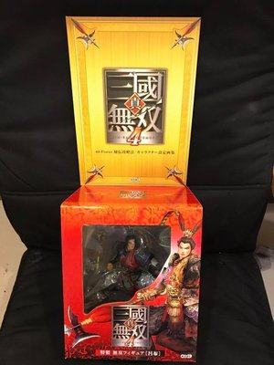 ^_^PS2真三國無雙4代初回限定版 呂布人形加資料設定集
