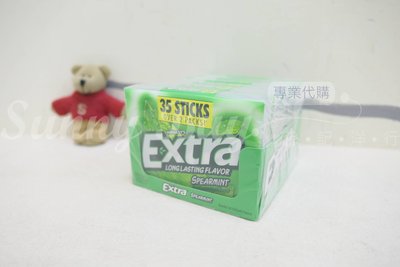 【Sunny Buy】◎預購◎ 6盒1組 美國 Extra 口香糖 無糖 Spearmint 薄荷 35片/盒