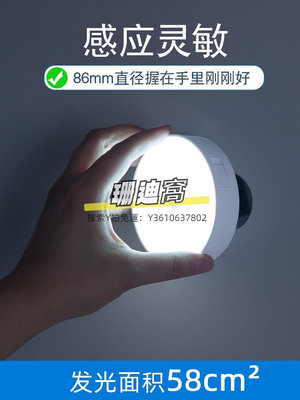 感應燈小米有品led智能人體感應燈小夜燈充電床頭起夜家用過道聲控光控