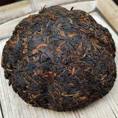 普洱茶 沱茶 無包裝 生茶 金瓜造型(沱) 約456克 約2000年購入(P0204)
