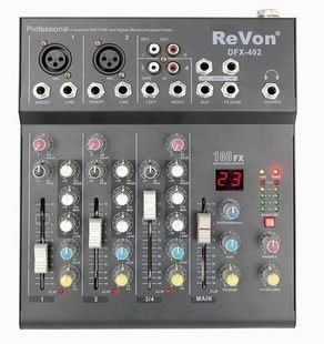 麗韻ReVon DFX-402 DSP數字調音臺.混音器(帶100種數字混響) 無錄音卡一樣絢麗(超越1002FX)