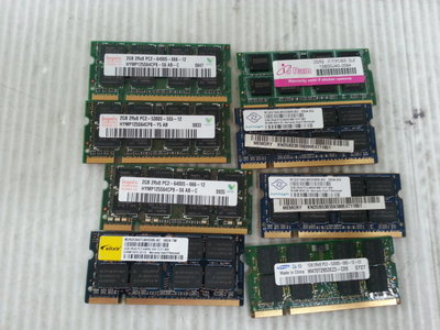 【 創憶電腦 】DDR2 800/667 2G 雙面顆粒 筆電記憶體 直購價 40元