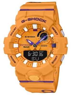 【萬錶行】CASIO G  SHOCK  G-SQUAD 系列潮流撞色智慧藍芽手錶   GBA-800DG-9A