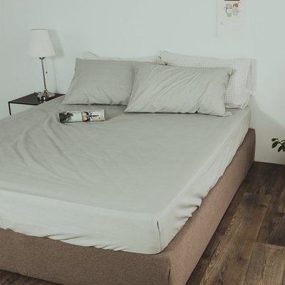 MIT精梳純棉-床包枕套組/雙人5尺【戀路海岸】絲薇諾