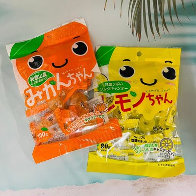日本 川口 柑橘圈圈糖100g/檸檬圈圈糖 90g