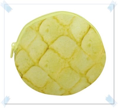 [全新現貨] 日本空運來台 哈密瓜 菠蘿麵包 造型 拉鏈小零錢包 KUSO 禮物 現貨在台!數量不多!! 特價優惠