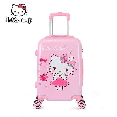 hello kitty凱蒂貓正版兒童萬向輪拉桿旅行箱行李箱16寸18寸20寸特價