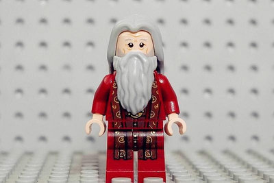極致優品 LEGO 樂高 哈利波特人仔 HP147 鄧布利多 紅衣服版 出自 75954 LG208