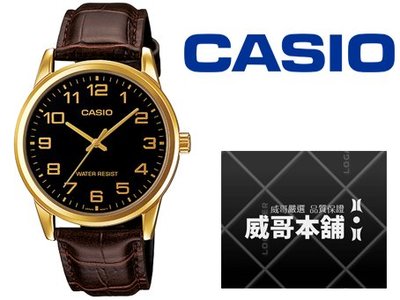 【威哥本舖】Casio台灣原廠公司貨 MTP-V001GL-1B 時尚皮款石英錶 MTP-V001GL