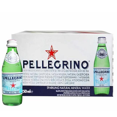 [COSCO代購] W109326 San Pellegrino 聖沛黎洛 天然氣泡水 250毫升 X 24瓶