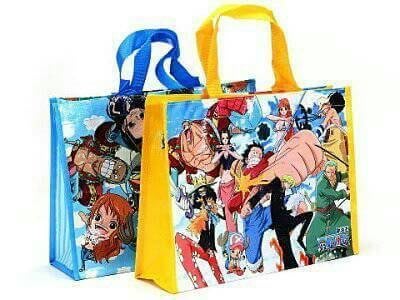 日版航海王 海賊王 One Piece 草帽海賊團  購物袋 收納袋 共兩色可選