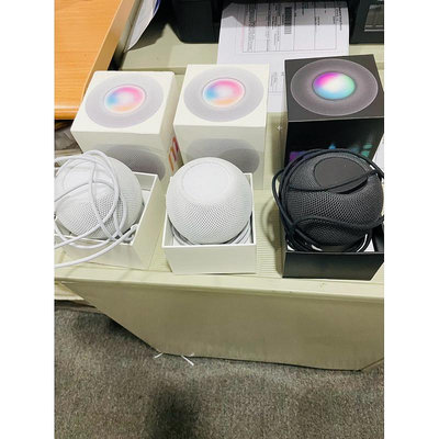 蘋果原廠 極新 HomePod mini 白 黑 A2374