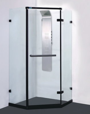 《振勝網》和成衛浴 SG2F-GA 尊貴無框型 黑框 五角型 鑽石型 淋浴拉門 淋浴門 / 8mm 強化玻璃