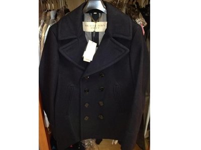 【自售leo458】絕對時尚的 BURBERRY BRIT 軍裝純羊毛短大衣 100%國內百貨公司專櫃真品正品