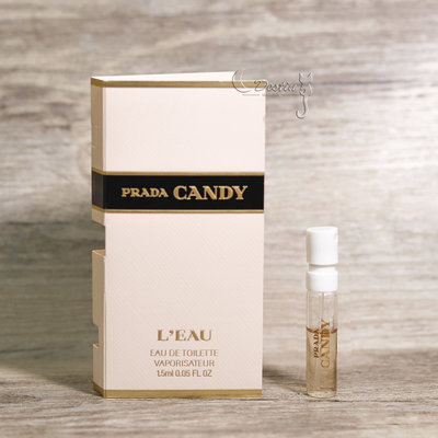 Prada Candy L'eau 蜜糖女性淡香水 1.5ml 可噴式 試管香水 全新