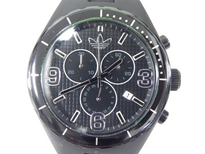 三眼錶 [ADIDAS ADH2518]愛迪達三眼石英錶[黑色面]塑膠/時尚/中性/軍錶