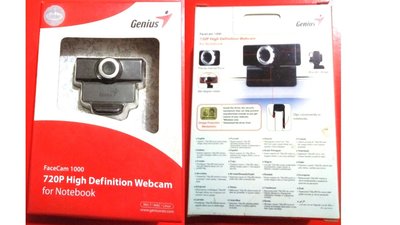 genius facecam 1000x 720p hd 網路攝影機
