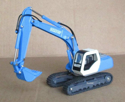 DIAPET 1/52 藍色挖土機模型---無外盒