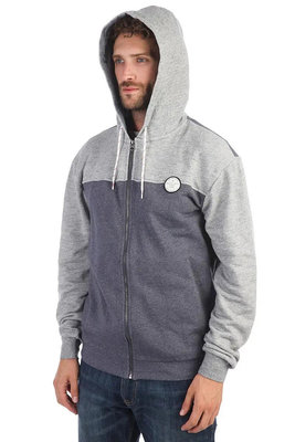 MISHIANA 澳洲品牌 QUIKSILVER 男生款藍灰撞色連帽拉鍊外套 ( 新款上市,特價出售 )