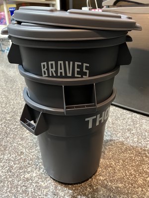 富邦勇士 聯名 THOR 置物桶 垃圾桶 收納 擺放 桶 12L 公升 有蓋子