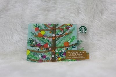 星巴克 STARBUCKS 美國 2016 6128 聖誕樹 隨行卡 儲值卡 星巴克卡 收藏