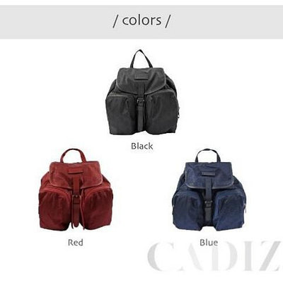 GUCCI Nylon Backpack Black 經典雙G緹花黑紅藍緞面尼龍後背包 510343