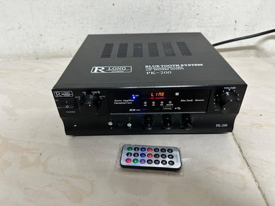 R-LONG PK-200 USB 收音 藍芽 綜合擴大機 小型不占空間 商業空間可用 110V/240V可選 有遙控器