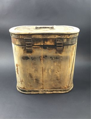 【青空古市】早期 後背置物木桶 橢圓木箱 木盒