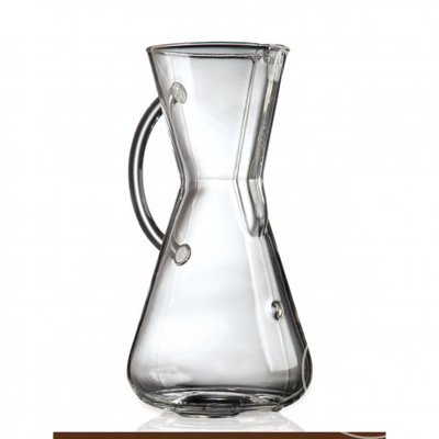 CHEMEX 三人份 玻璃握柄 手沖咖啡 經典壺 搭配專用 濾紙✨PLAY COFFEE