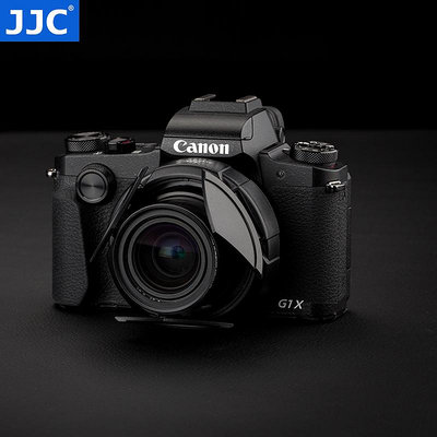 JJC 適用佳能G1XM3自動鏡頭蓋 G1X3鏡頭保護蓋PowerShot G1X Mark III