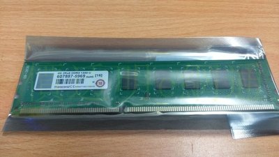 [羊咩咩3C] 創見4GB DDR3-1333 雙面顆粒 / 靜電袋包裝 / 終身保固