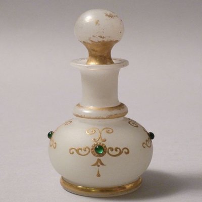 1850s 法國 古董玻璃香水瓶