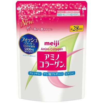 【哇寶箱】Meiji 明治膠原蛋白粉 補充包28日份 日本原裝 膠原蛋白
