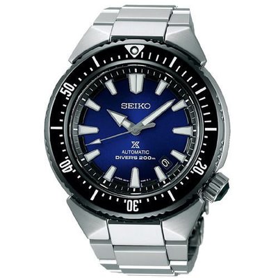 SEIKO PROSPEX SCUBA 聯名款200米潛水機械錶 6R15-03G0B 黑x藍 SBDC047J