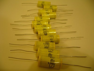 電容 1uf/400v Mallory polyester 1.70 MKP capacitors,NOS