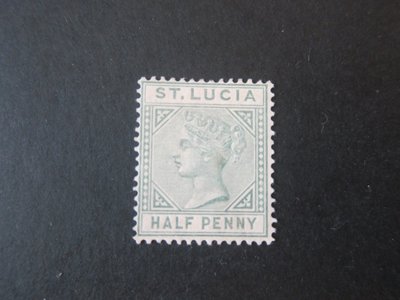 【雲品五】聖盧西亞St Lucia 1883 Sc 27a MH 庫號#BP13 71411