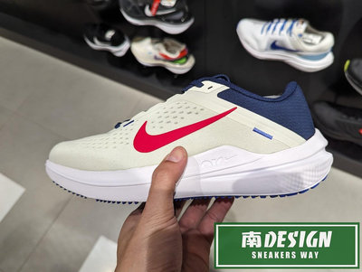 南🔥2023 12月 NIKE Winflo 10 跑步 路跑 緩震 網布 高低差 男款 白藍紅 DV4022-006