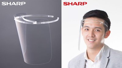 SHARP夏普奈米蛾眼科技防護面罩組頂級防護面罩日本製數量有限頂級防護現貨
