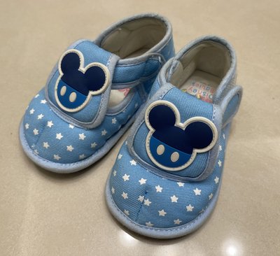 二手 Disney babies藍色米奇幼兒學步鞋（12.5）