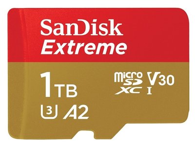 『儲存玩家 』SanDisk 1TB 1T Extreme MicroSD A2 U3 V30 190/130MB