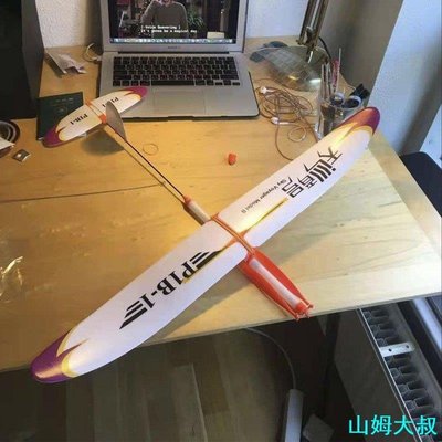 現貨熱銷-飛機模型天巡者P1B-1橡皮筋動力飛機模型橡筋飛機超長滯空學校航模比賽