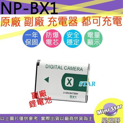 星視野 SONY NP-BX1 BX1 電池 HX50V X300R X3000 CX405 AS300R AS300