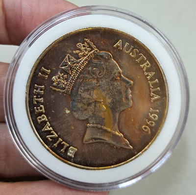 永誠精品尋寶地 NO.8133 澳洲紀念銀幣 1996 袋鼠 伊莉莎白二世 紀念幣 銀幣 錢幣