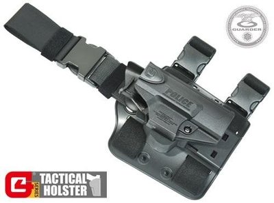 【BCS武器空間】警星 G4 V2版警用腿掛式防搶槍套 （Walther PPQ）-GUG4-PPQEV2