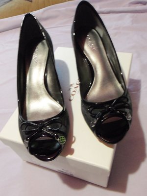 【美國精品館】COACH Q2091 PAOLO II WEDGES 專櫃款楔型鞋 (7號/黑色)2980