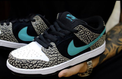 NIKE SB DUNK LOW PRO ELEPHANT 大象Atmos 四獸紋爆裂紋BQ6817-009 男